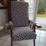 fauteuil avec tissu Gaudi de chez Froca